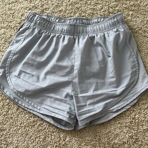 gray nike running shorts